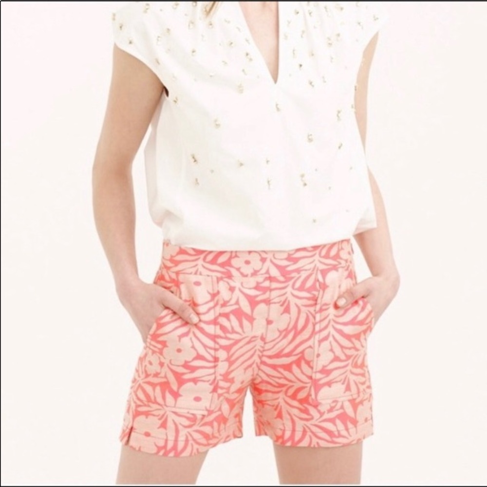 J.Crew floral Plumeria shorts - size 2